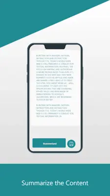 Text summarizer android App screenshot 1